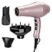 Negative Ionic Hair Dryer Ceramic Blow Dryer 1875W Powerful Professional Hair Dryers 2 Speed and 3 Heat Settings with Concentrator, Blue