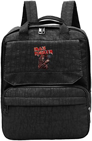 DaDjung Backpacks Iron Maiden Rock Band Skull School Travel Rucksack Backpack Daypack Knapsack For Women