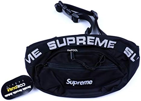 Amaskyline Streetwear Sup Dope Fanny Pack Alphabet Embroidery Straps Waist Bag Limited Edition Black