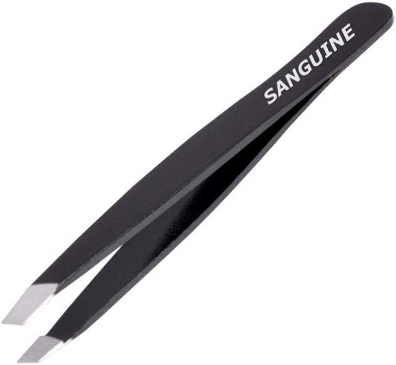 Sanguine Slant Tip Eyebrow Tweezers Professional Facial Hair Plucking Women
