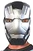 Marvel Men's Captain America: Civil War Machine Half Mask, Multi, One Size