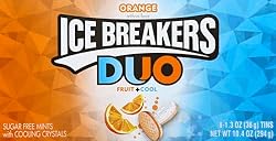 ICE BREAKERS DUO Cool Orange Flavored Sugar Free