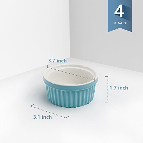 2 Sweese+Porcelain+Souffle+Dishes+Ramekins