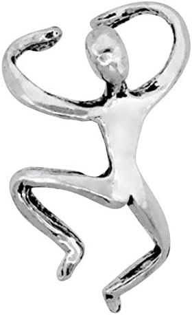 Person Climber Ear Cuff Earring Silver Alloy Ear Clip Hugger New Jewelry Gift