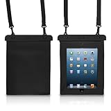 Chromo Inc. Waterproof Case For All Apple iPads - Samsung Galaxy Tab 10.1-Inch And Other Like Sized Tablets - Black