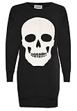 Women Ladies Skull Print Halloween Long Sweatshirt Jumper Pullover