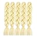 Forevery Braiding Hair Synthetic Ombre Hair Braiding Extensions High Temperature Fiber Crochet Twist Braids (24