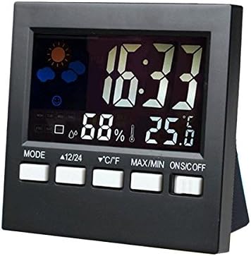 Thermometer and Hygrometer,Temperature Meter,Humidity Meter,Time Alarm Function,Wireless Weather Station