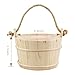 Handmade Sauna Wooden Bucket and Ladle with PE Plastic Liner Sauna Accessories