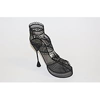 Tally Collection Black Wire Metal Shoe Display high Heel Pump