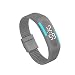 Bolayu Mens Womens Rubber LED Sports Waterproof Watch Bracelet Digital Wrist Watch Gray