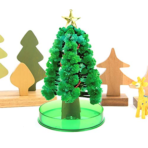 Kasien Paper Tree Flowering Toy Magic Growing Paper Christmas Tree Creative Birthday Gift Educational Novelty Games Toy Holiday Decoration