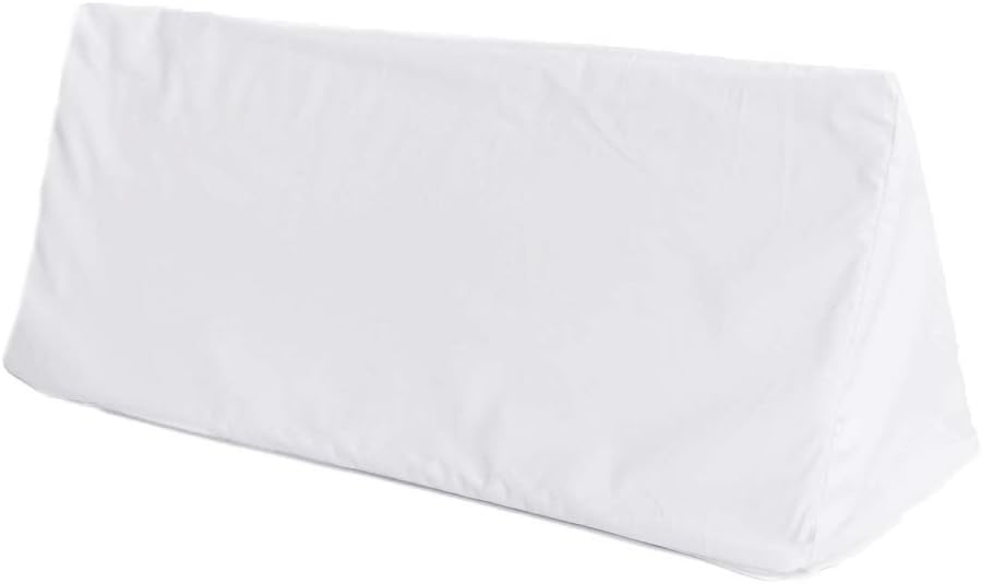 Hermell Foam Bed Wedge Pillow for Side Sleepers (White): Health & Personal Care