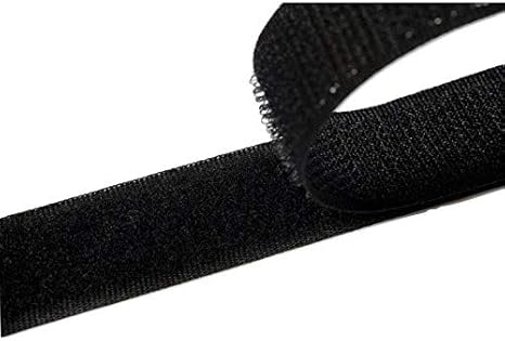 Banda Velcro Negro 100 mm de ancho banda de velcro gancho 1 my 1 metro Tira