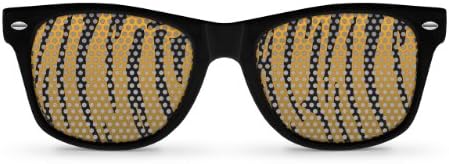 TIGER Black Retro Party Sunglasses