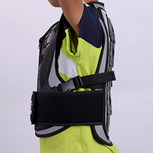 image for Takuey Children Motorcycle Armor Vest Kids Sports Chest Back Spine Pro
