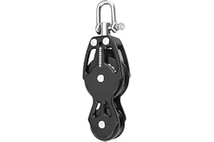 BLUESHARK 38mm Aluminum Sailing Blocks Choose Style and Quantity