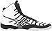 ASICS Men's Dan Gable Ultimate 4 Wrestling Shoe, White/Black/Aluminum, 8.5 M US