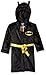 DC Comics Batman Toddler Boys' Hooded Robe, Black, 4T