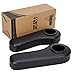 10L0L Golf Cart Rear Seat Kit Arm Rest Set with Cup Holder for Golf Carts EzGo Yamaha- Black primary