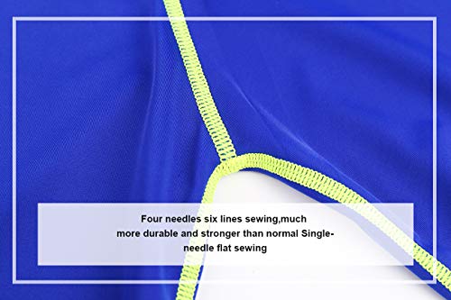 image for OMGear Rash Guard Swim Shirt Sun Block Short Long Sleeve Surf Tee Swim