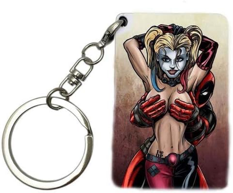 Deadpool Harley Quinn Key Chain Action Figures