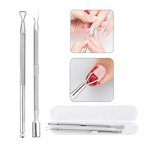 Nail Polish Remover Tool Kit,200PCS Gel Nail Polish Remover Wraps Gel Nail Soak Off Foils Wraps,1PCS Cuticle Pusher,1PCS Triangle Cuticle Peeler Scraper,2PCS 100/180/320/400/3000 Nail Buffer & Shiner - Thumbnail 3