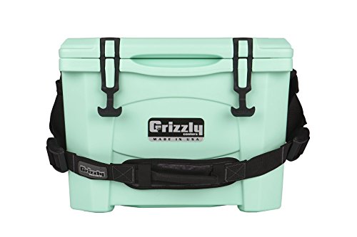Grizzly 15 quart Sea Foam Green Cooler