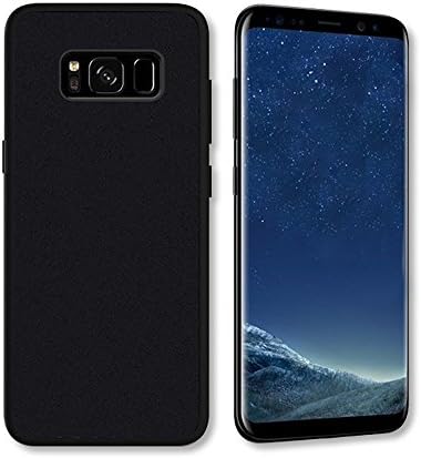 Samsung Galaxy S8 Phone Case by Studio P12, Anti Gravity, Nano particle material that sticks on any smooth flat surface, Black