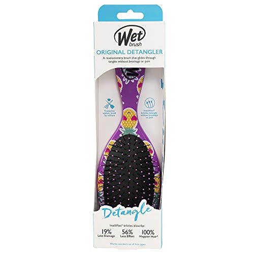 image for Wet Brush Happy Hair Detangling Brush Smiley Pineapple, 1 Ea, 1count, 