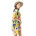 BOSSXIN Women Kimono Cardigan Floral Chiffon Beach Cover Up Loose Blouse Tops(ZS2729 Yellow)