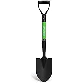 WIKER Beach Shovel,Kids Shovels for Digging,Short Handle Metal Shovel,Small Shovels for Gardening,Camping,Planting,28Inches,G