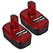 2 Pack 19.2V 5.0Ah Replacement for Craftsman 19.2 Volt Battery Lithium C3 Diehard Batteries 130279005 130211004 1323903 11045 315.115410 11375 315.11485