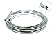 Boka Car Door Edge Guards Trim Molding Protector Full Size U Shape. Made in USA. Protects edges of vehicle on trunk lids, hoods, doors and grilles (12 feet, Chrome)