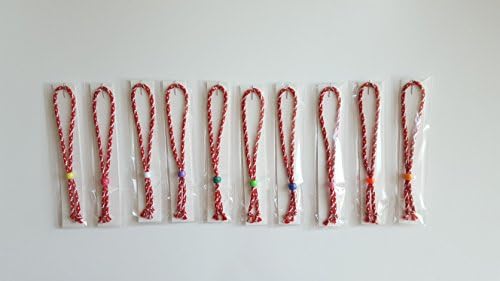 10 Handmade Bracelets Martenitsa Traditional Bulgarian Souvenir Martenitsi