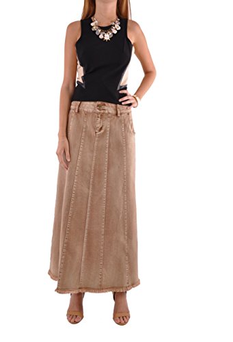 Style j flawless beauty long denim skirt-brown-26(6)