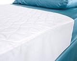 Chummie Deluxe Super Absorbent Bedwetting Incontinence Waterproof Mattress Sheet Protector 4 Layer Protection 6 Cup Absorption 54"x36 + Two 18 Flaps, 1 Count