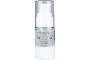 NVYUE PHOERA Primer,Pro Makeup Primer,Long Lasting Hydrating Smoothing Isolated Moisturizing Oil Free Effect Make Up Base Matte Face Foundation Primer(18ML)