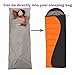 Travel and Camping Sheet Cotton Sleeping Bag Liner Lightweight Warm Roomy Compact Sleep Bag And Sack for Camping, Travel, Youth Hostels, Picnic 82.7 X 45 Inch,Khaki Grey