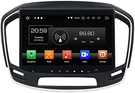 Glyqxa Android 8.0 Octa Core 10.1" Car DVD Multimedia GPS for Opel Insigina 2014 2015 with Radio 4GB RAM WiFi USB 32GB ROM