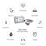 Portable ECG Monitor, Blood Pressure Monitor with APP & PC Report, Spo2 Monitor Thermometer Professional for Sleep Apnea… - Image 2
