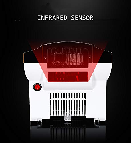 interhasa! Wall Mounted Hand Dryer, Easy to Install for Lavatory Bathroom.Low Noise 50dB,Intelligence Sensing System Hand Dryer Commercial,Powerful 1800W with Timing Progress Light