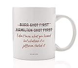 HAMILTON BURR Coffee Mug Idea Cheeky Take on