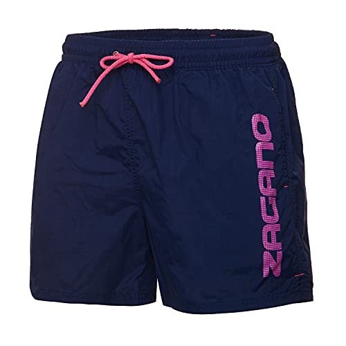 Zagano Adam Lipski Badehose Herren 5115 - Badehosen Männer Schwimmhose - Badeshorts - Bad Strand Boxer Shorts For Men - Kurze Hosen - Trainingshose Beachshorts Navy Blue Blau Gr. S