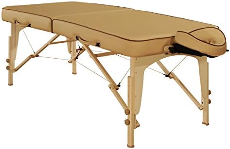 Mt Massage Lotus 30'' Professional Portable Massage Table Package with Reiki Panel(Beige)