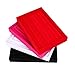 Velvet 7 Slots Ring Earrings Trays Showcase Display Jewelry Organizer (White)