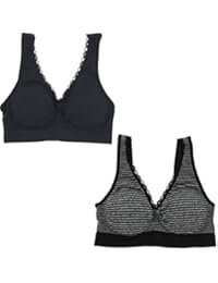 Intimates Women's Seamless Striped Comfort Bra
