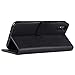 Abacus24-7 iPhone XS Case/iPhone X Case, Phone Wallet Case for iPhone XS with Kickstand, Flip Cover and Credit Card Pockets, Black