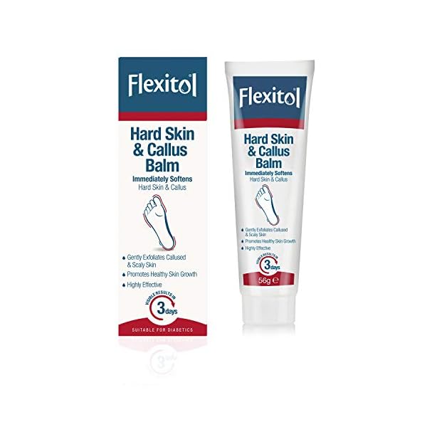 Flexitol-Hard-Skin-and-Callus-Balm-Immediately-Softens-Hard-Skin-and-Callus-Suitable-for-Diabetics-56g Flexitol Rescue Hard Skin and Callus Balm 56g, Softening Foot Cream with Glycolic and Salicylic Acid, Suitable for…