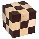 Wood Cube Puzzle - 2.25 inch